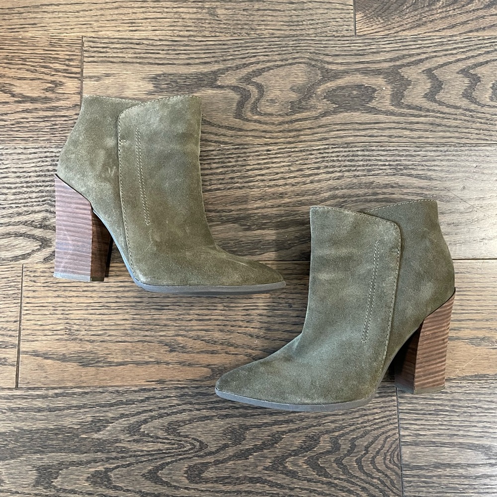 GUESS Green Ankle Boots